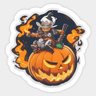 The Pupkin of Halloween Sticker